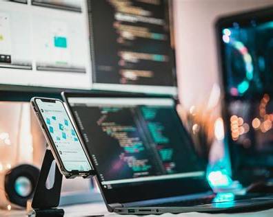 UI UX designer working on a digital interface